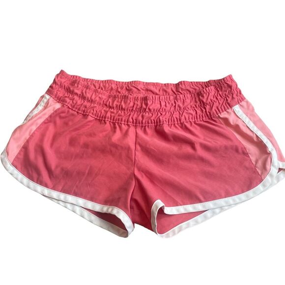 Vintage Nike Women’s Size S Pink Booty Shorts Athletic Sporty Track Stripe 90s - Picture 1 of 5